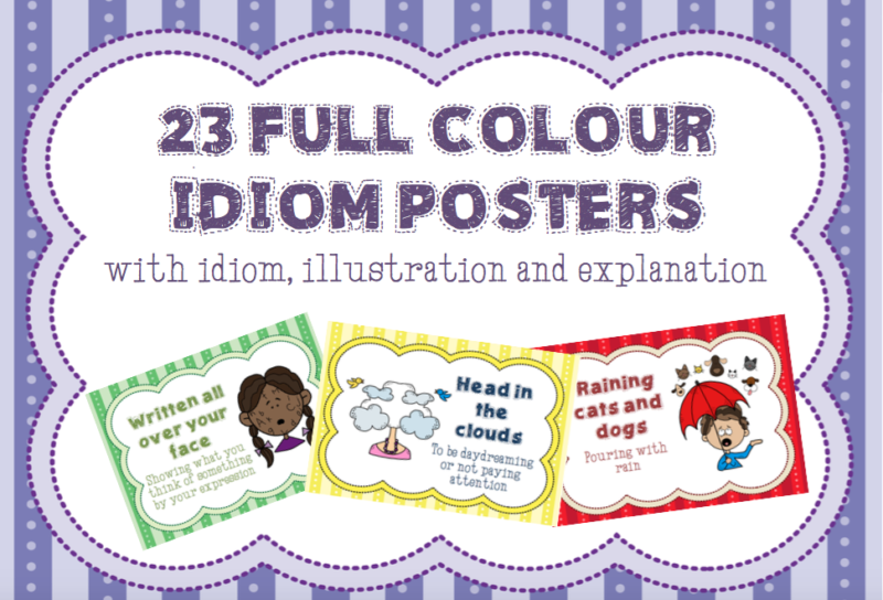 Idiom posters front page