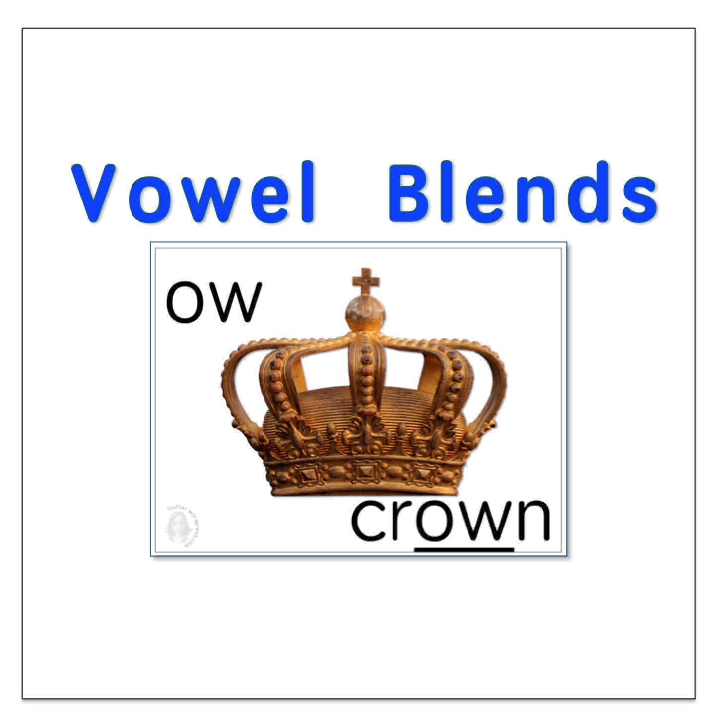 vowel blends Teacha