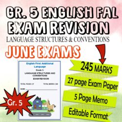 GRADE 5 ENGLISH FAL2 • Teacha! Teacha!