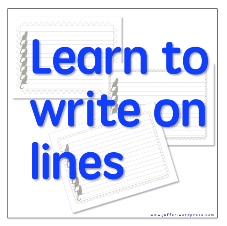 write on lines Teacha