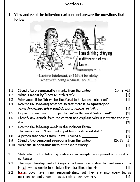 english term 2 sample paper download