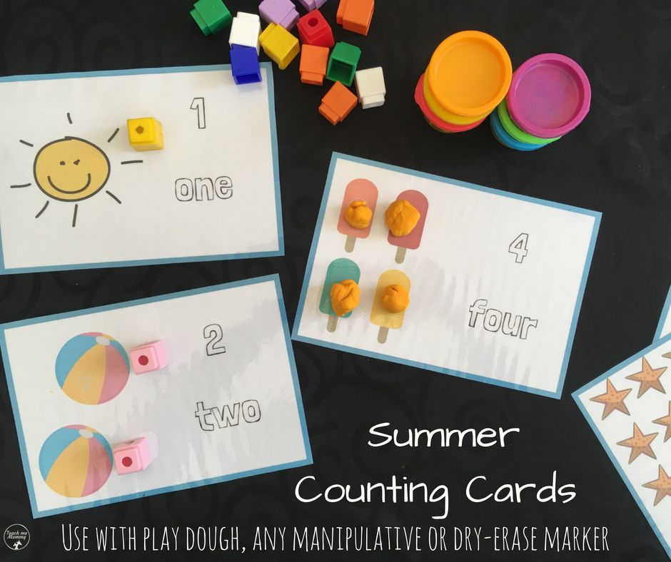 Summer Counting Cards fb Teacha