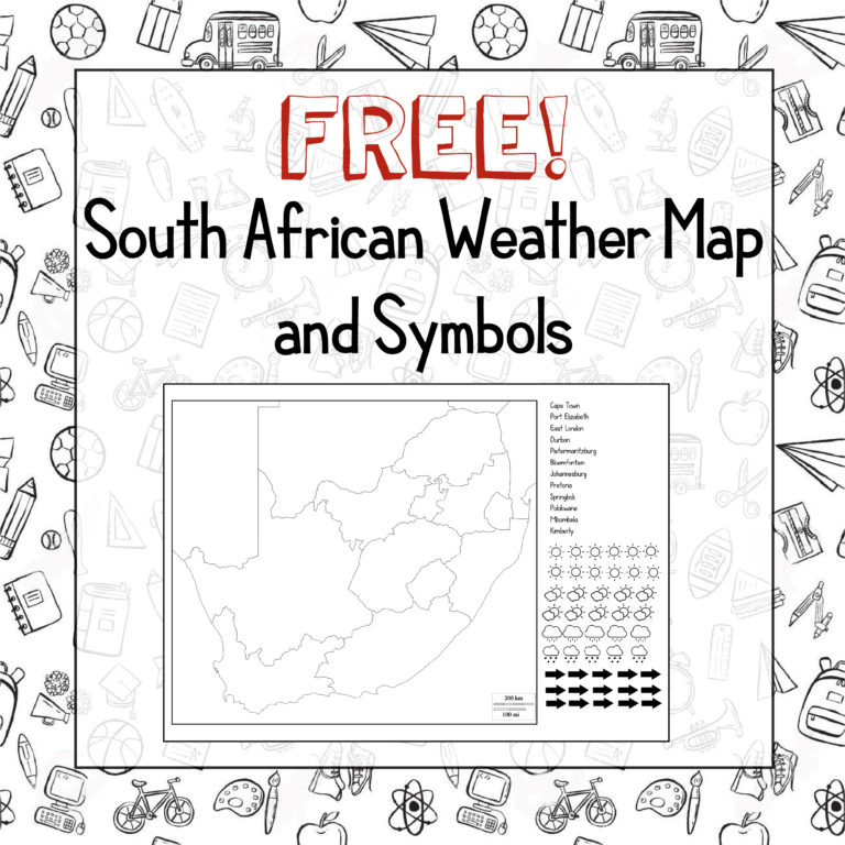 SA Weather Map and symbols cover