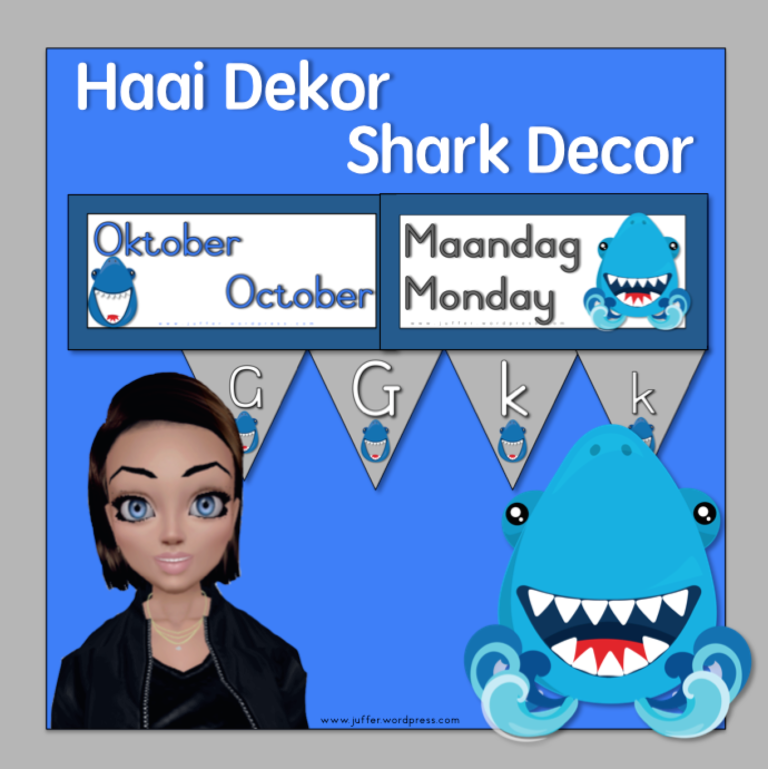 Haai Dekor Shark Decor A Teacha