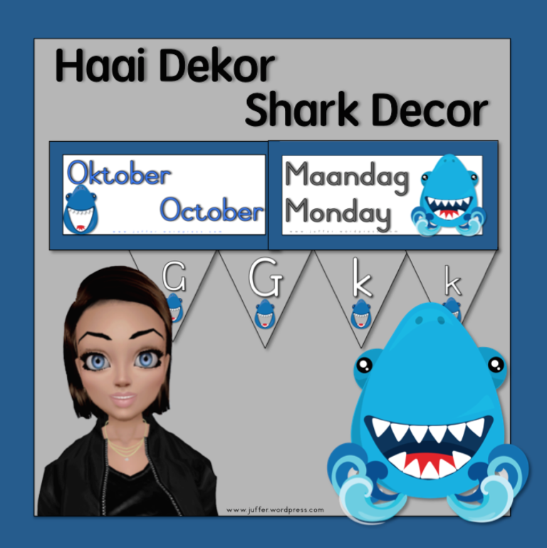 Haai Dekor Shark Decor B Teacha