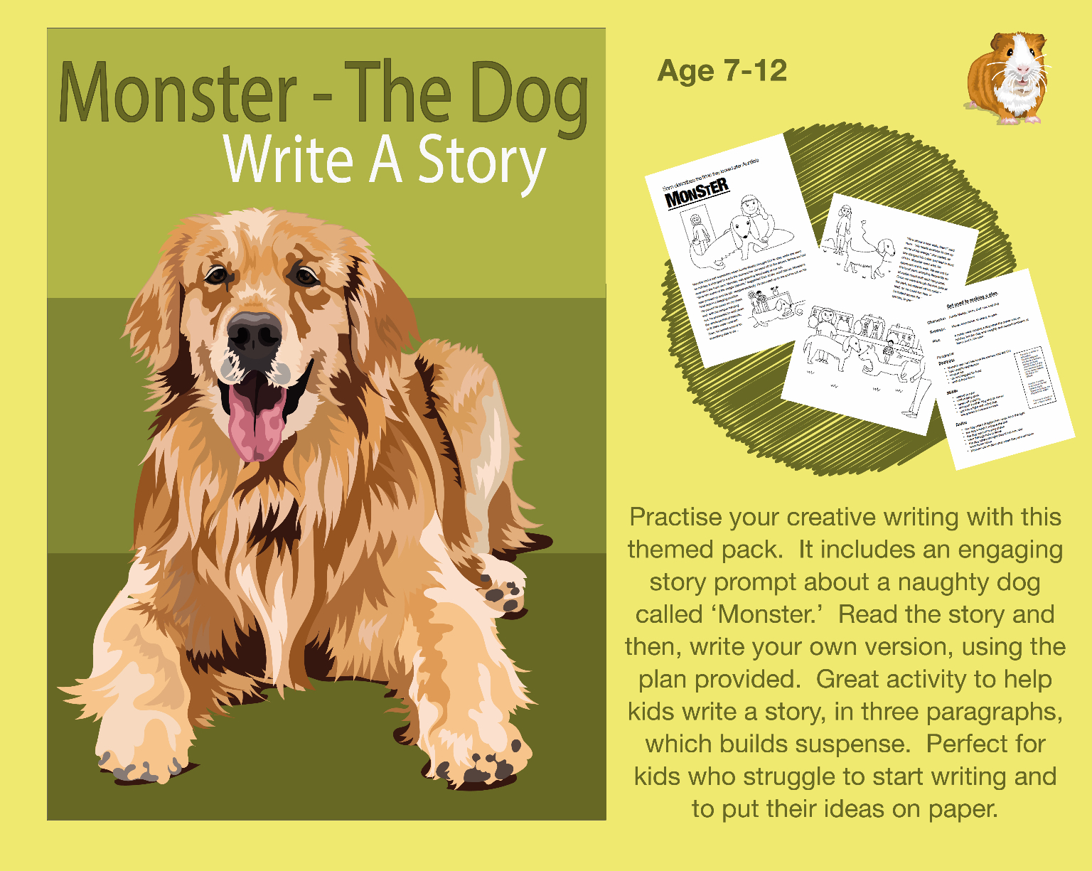 Write A Story Called 'Monster The Dog' (7-11 years) • Teacha!