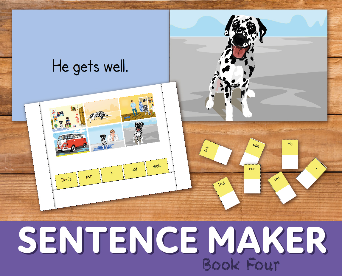 Make Sentences With The Sentence Maker: Book 4 (4-8 years) • Teacha!