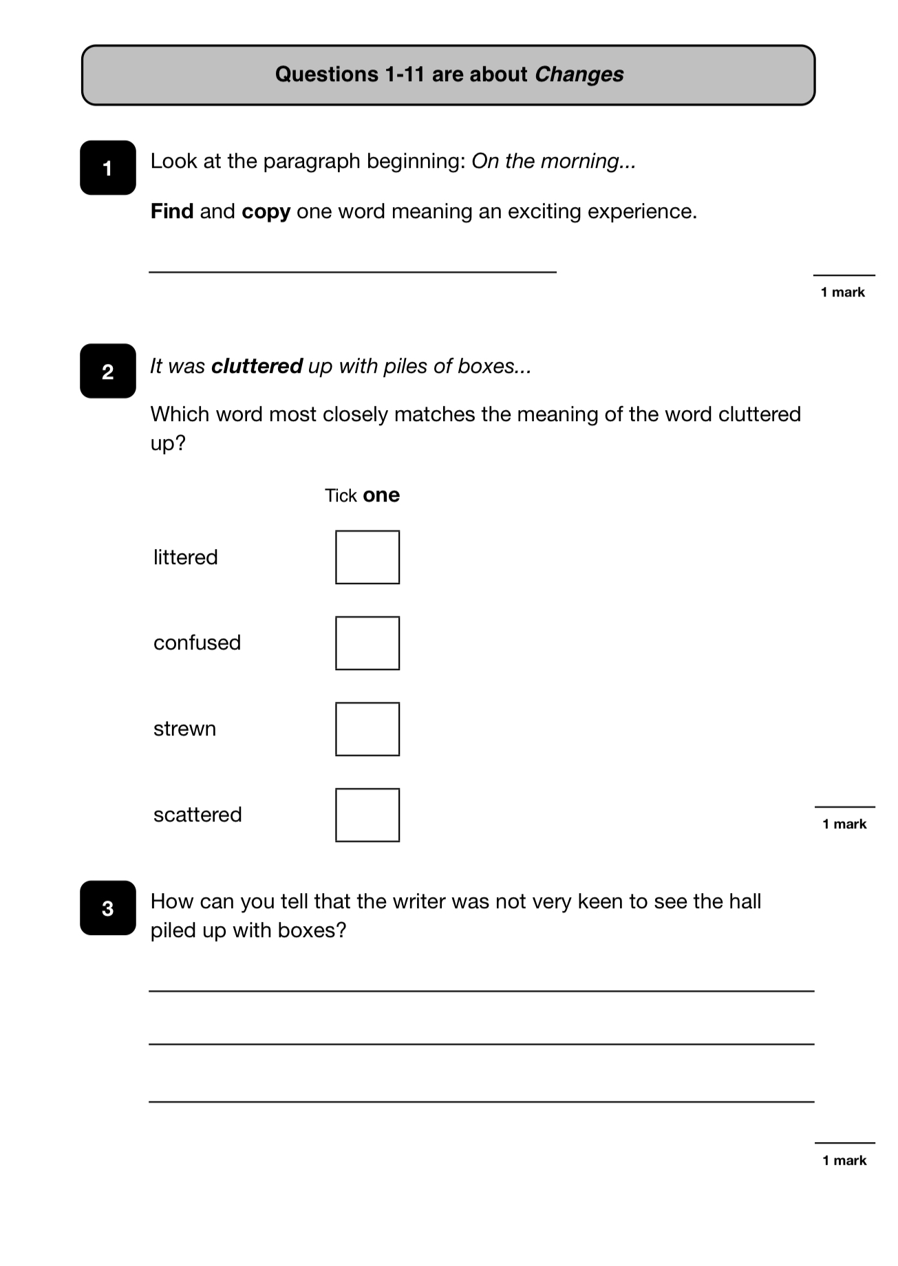 word for exciting experience