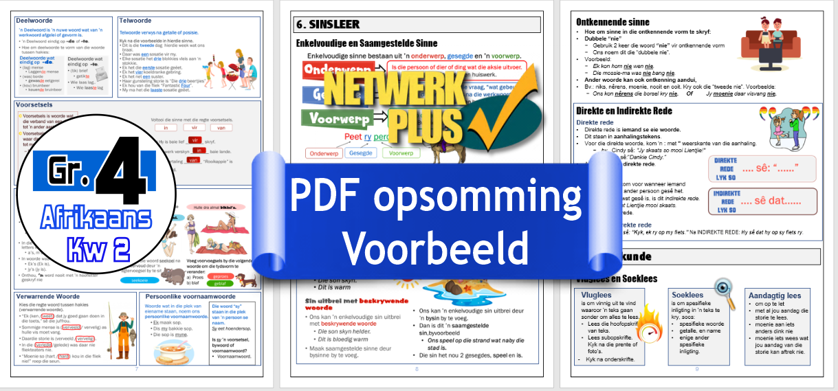 3134 2020 Opsomming Ad Gr 4 Afrikaans ht Kw 2 pdf Teacha