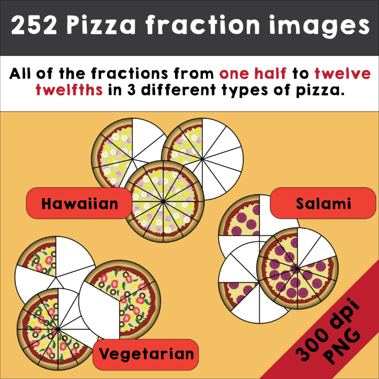 3-Pizza fraction cover
