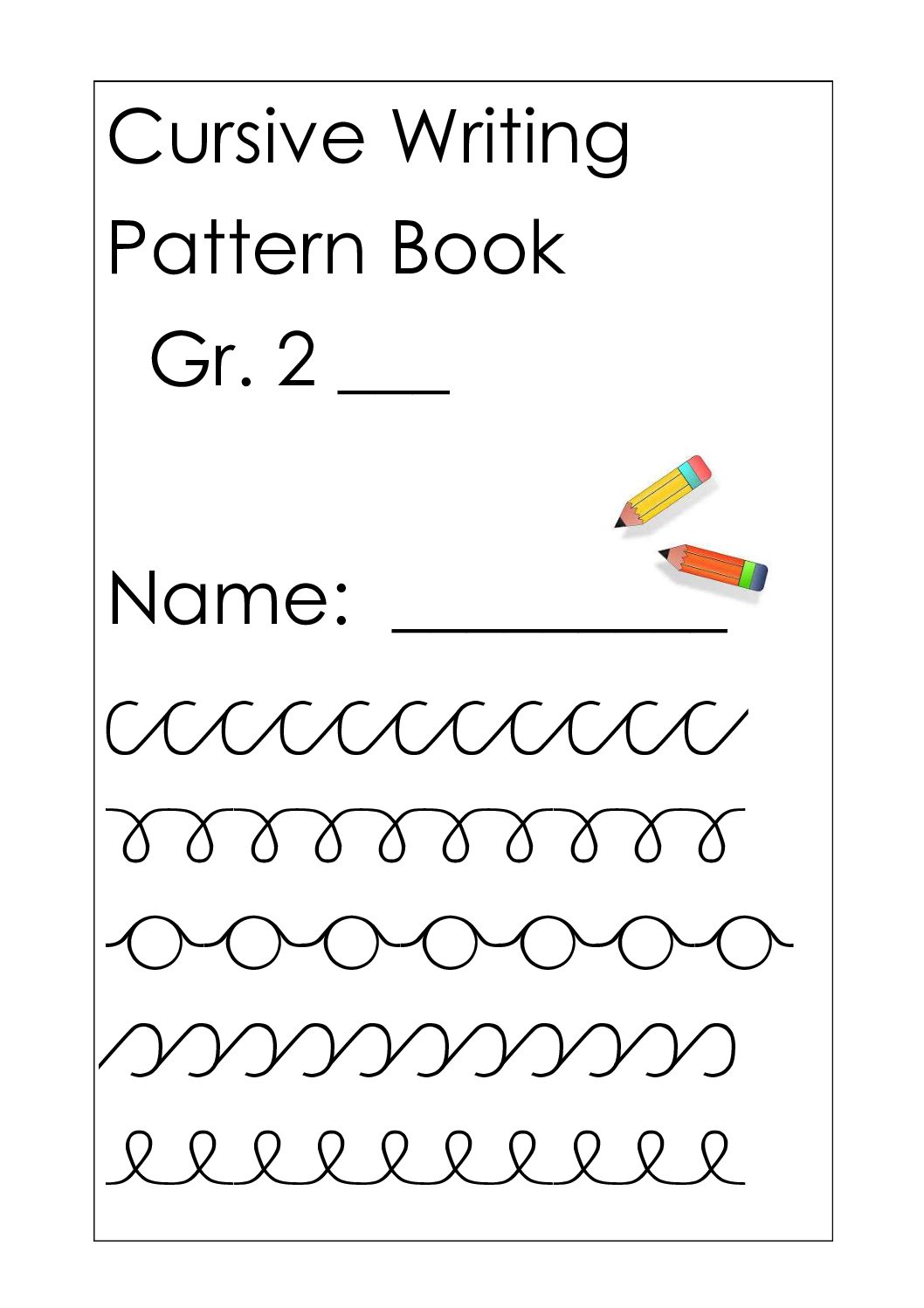 Cursive Writing Activities For 4th Grade