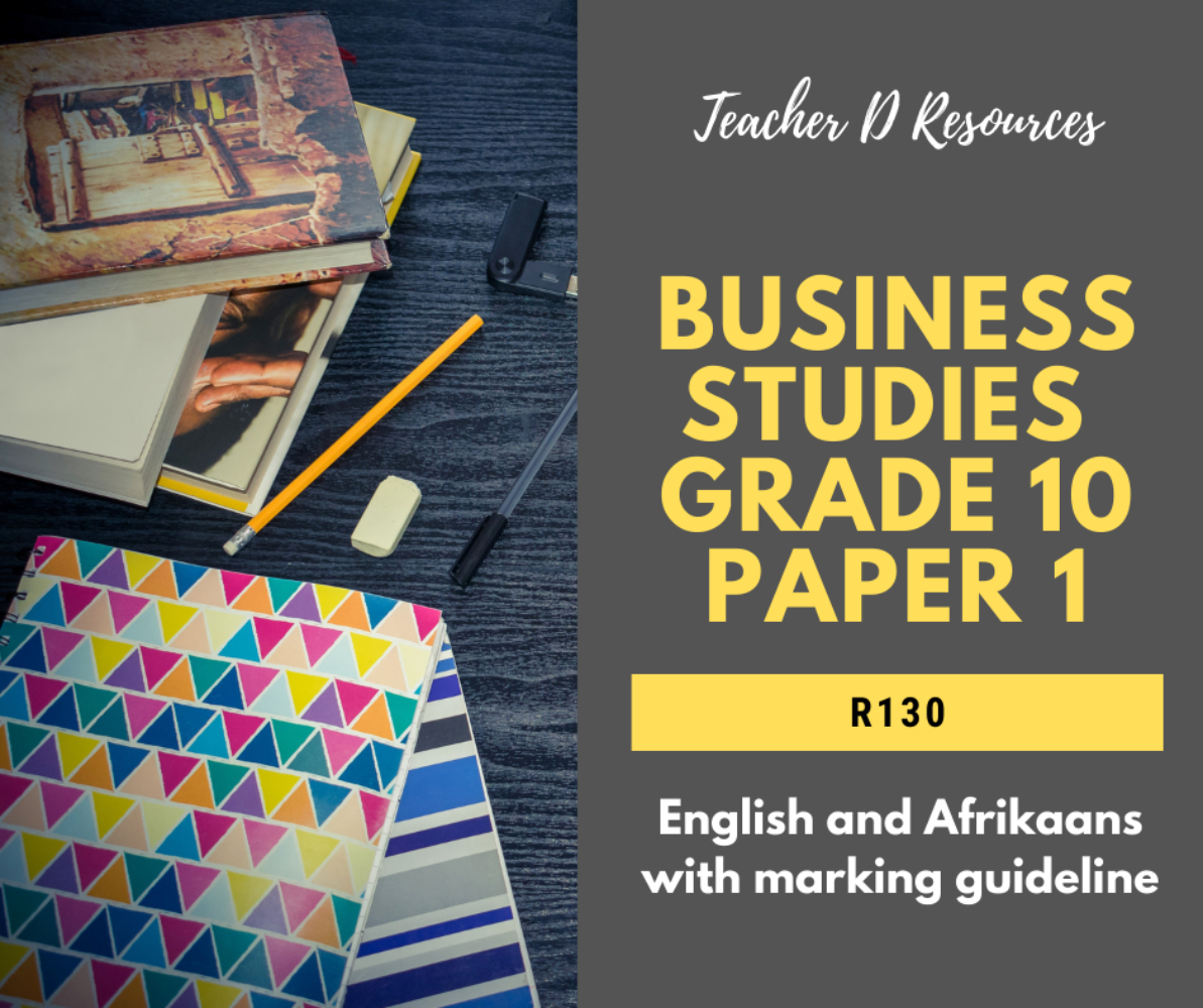 •　Studies　with　November　Guideline　10　Marking　Business　Examination　Paper　Grade　Teacha!