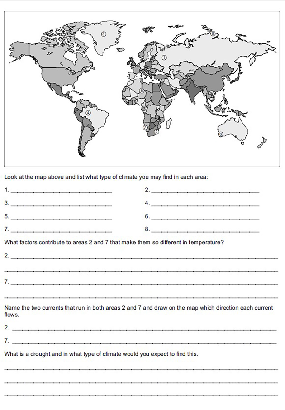 oceans-and-continents-worksheet-teaching-resources-year-7-geography