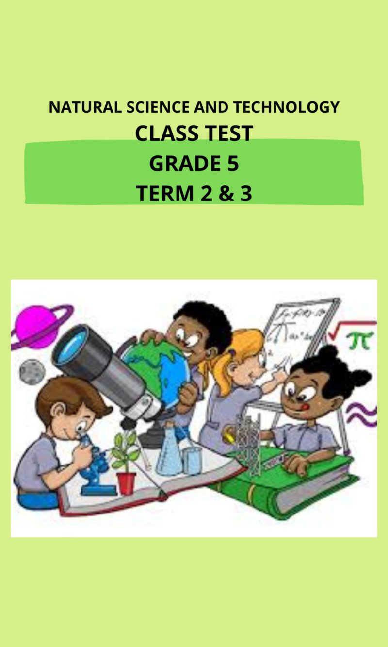Natural Science and Technology Grade 5 Class test term 2 & 3 • Teacha!