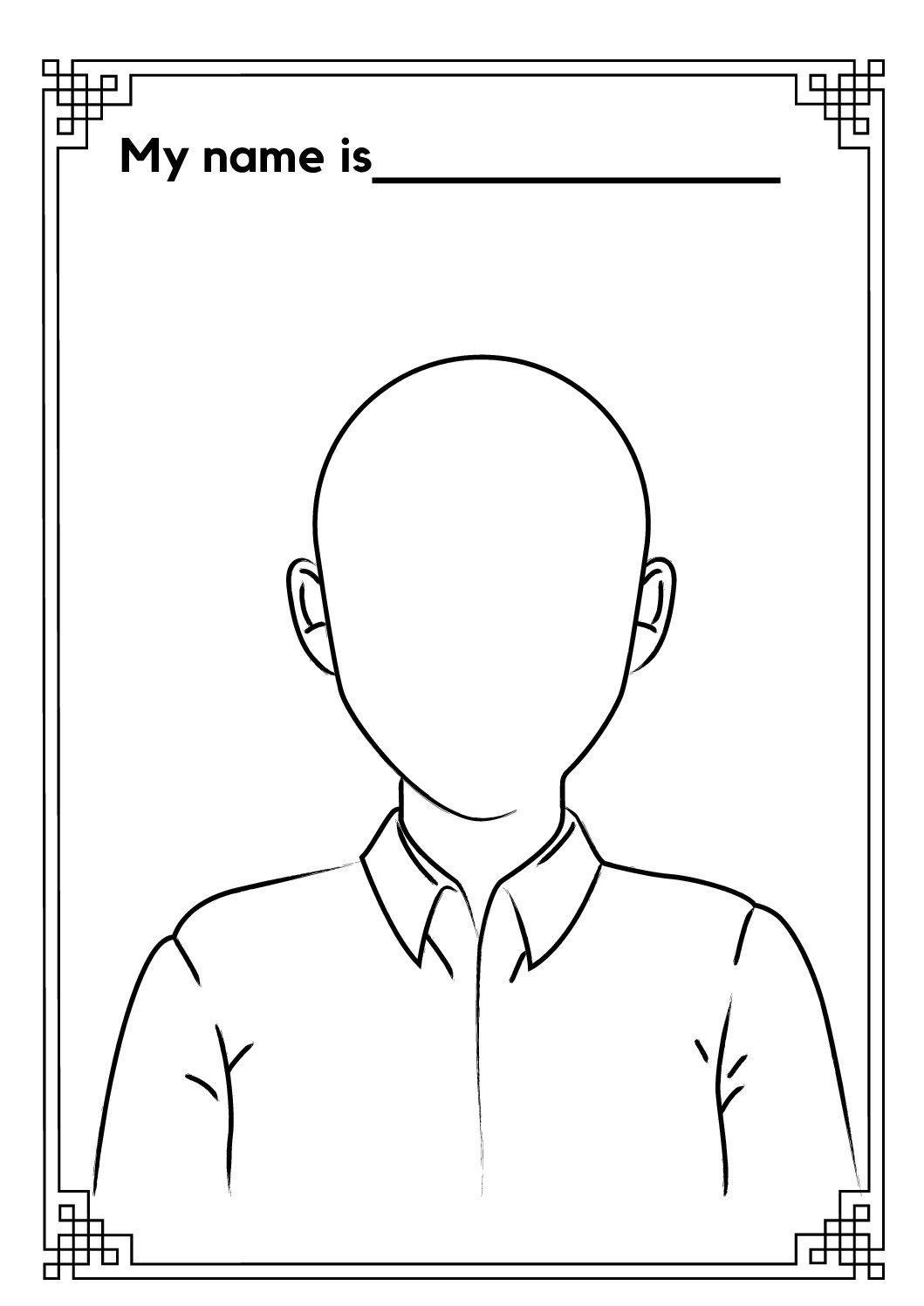 Self Portrait Worksheet Teaching Resource Teach Start vrogue.co