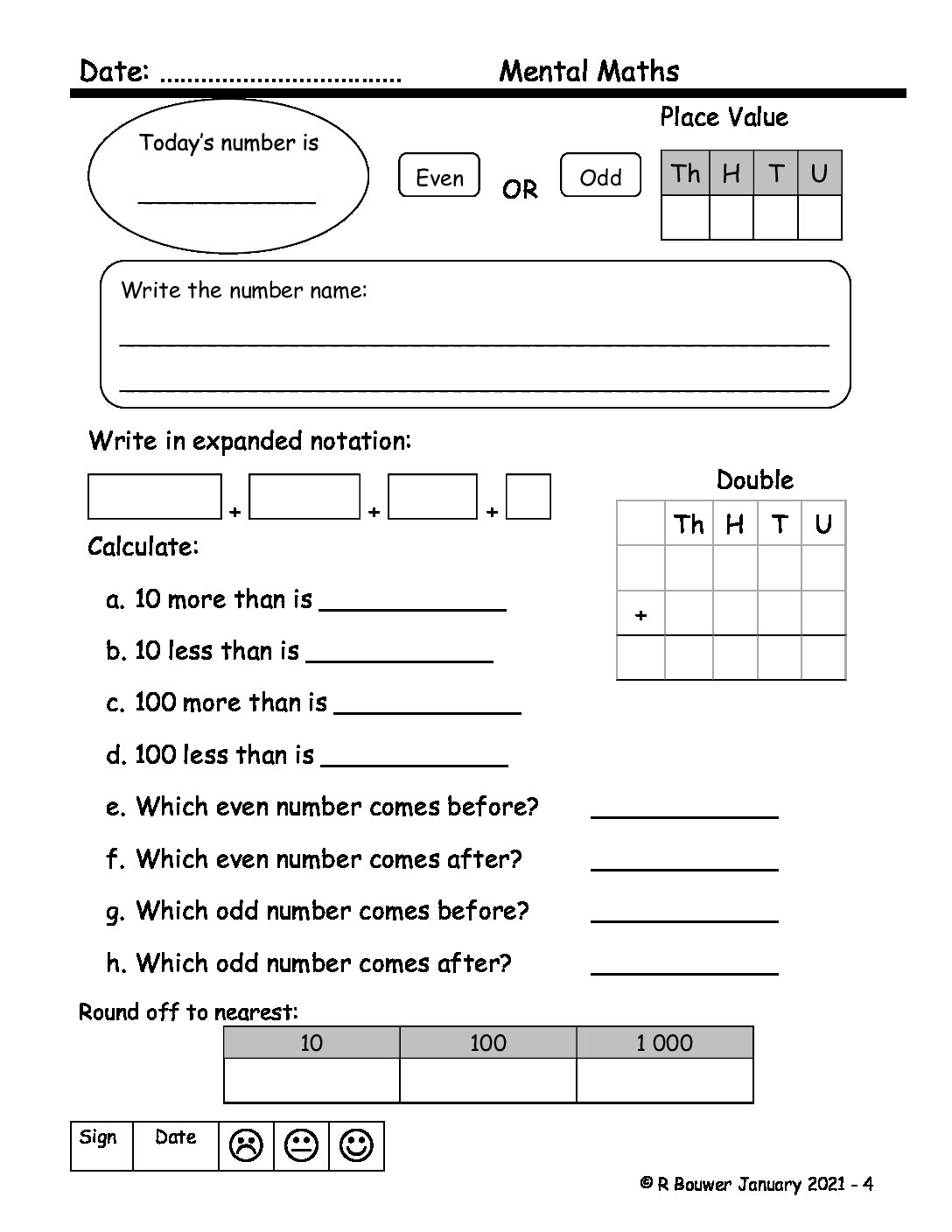Grade 4 5 Daily Maths Tables Term 1 Gallery Image 2 Teacha