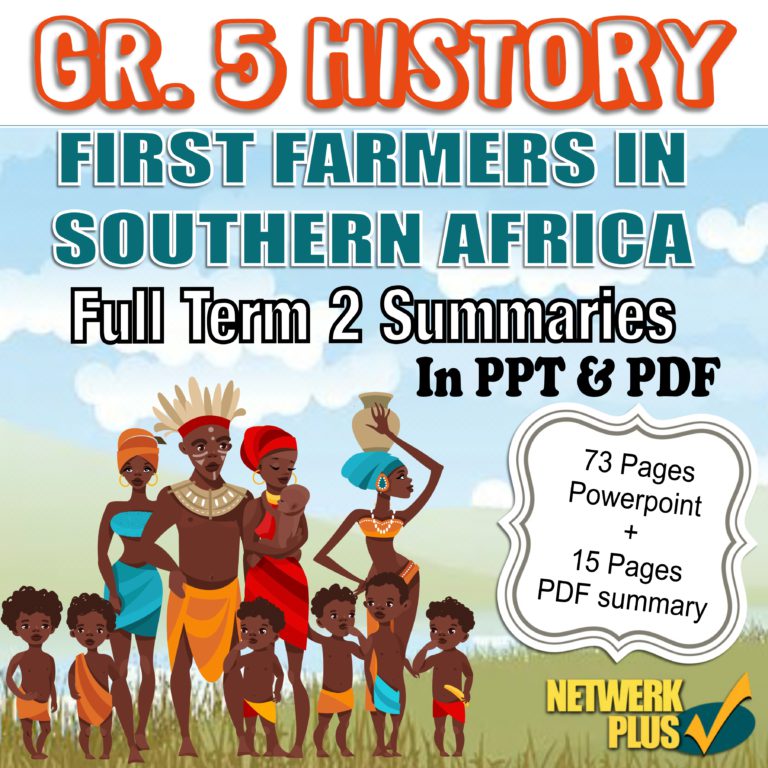3134-GR 5 TERM 2 HISTORY AFRICAN FARMERS SUMMARY POWERPOINT PDF