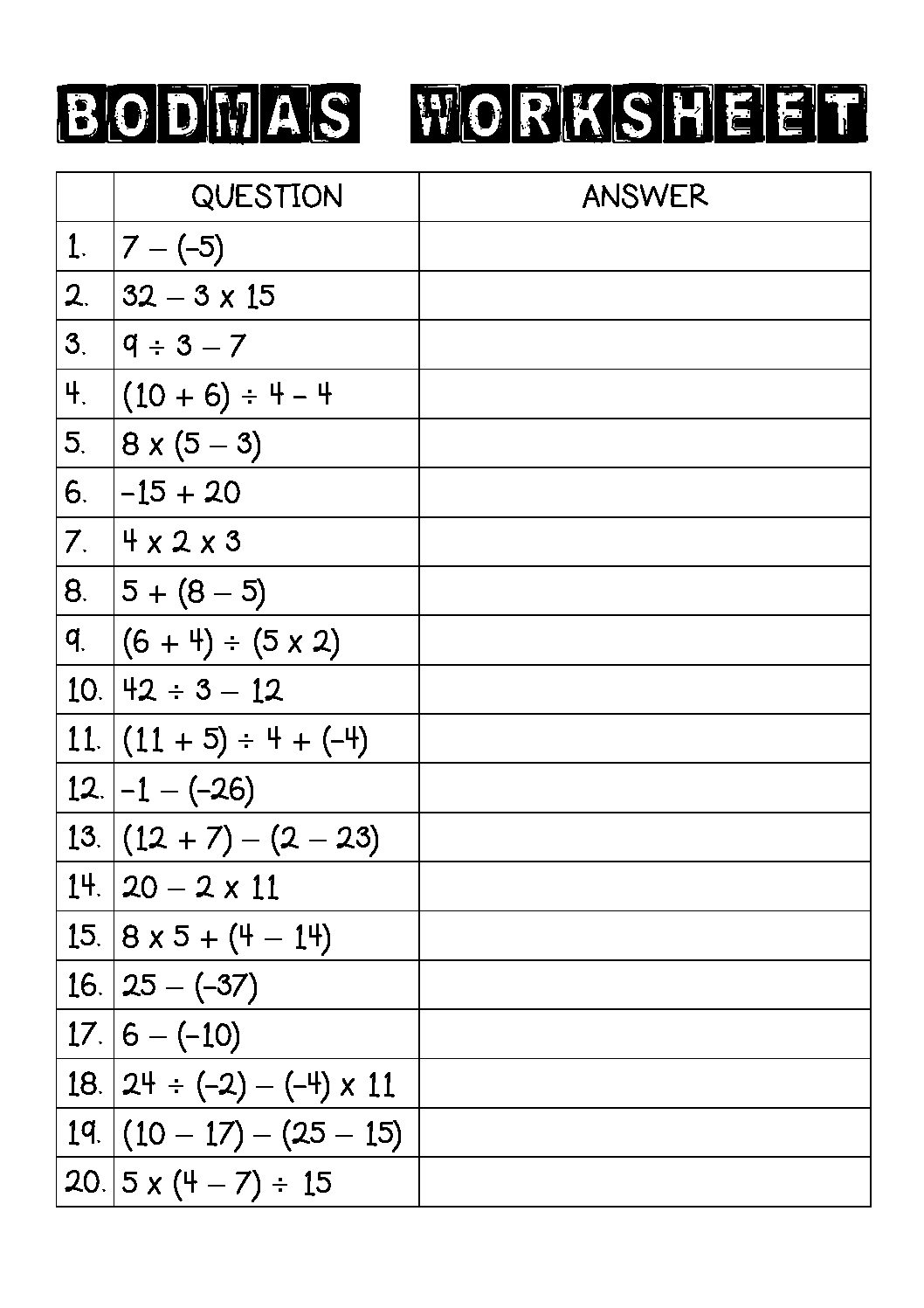 math-worksheets-5th-grade-exponents-and-parentheses-bodmas-worksheets