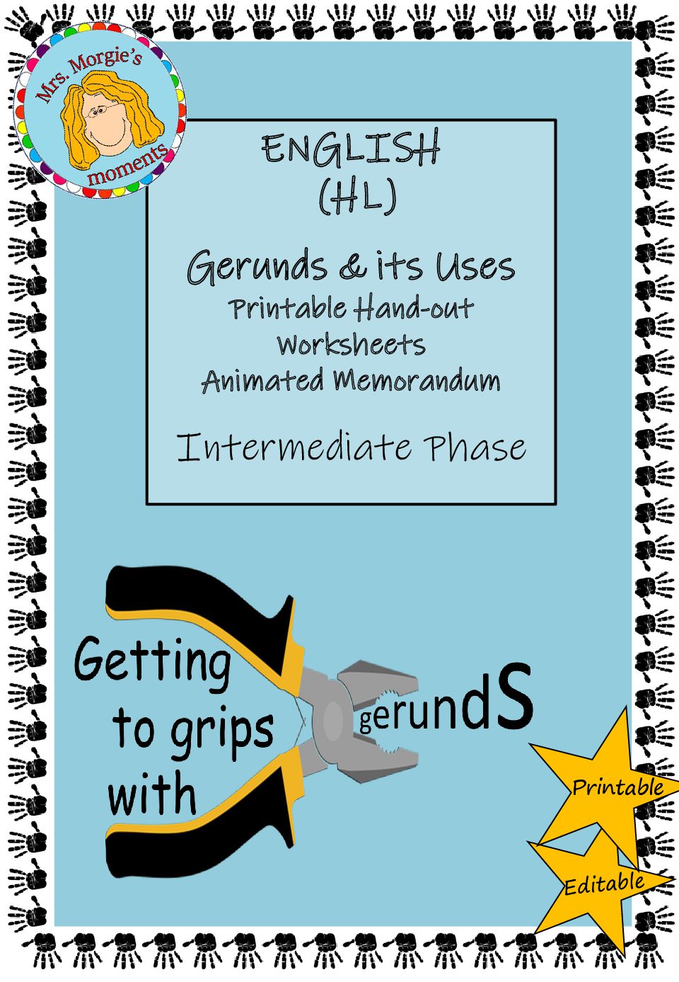 gerunds activities PPT cover 1