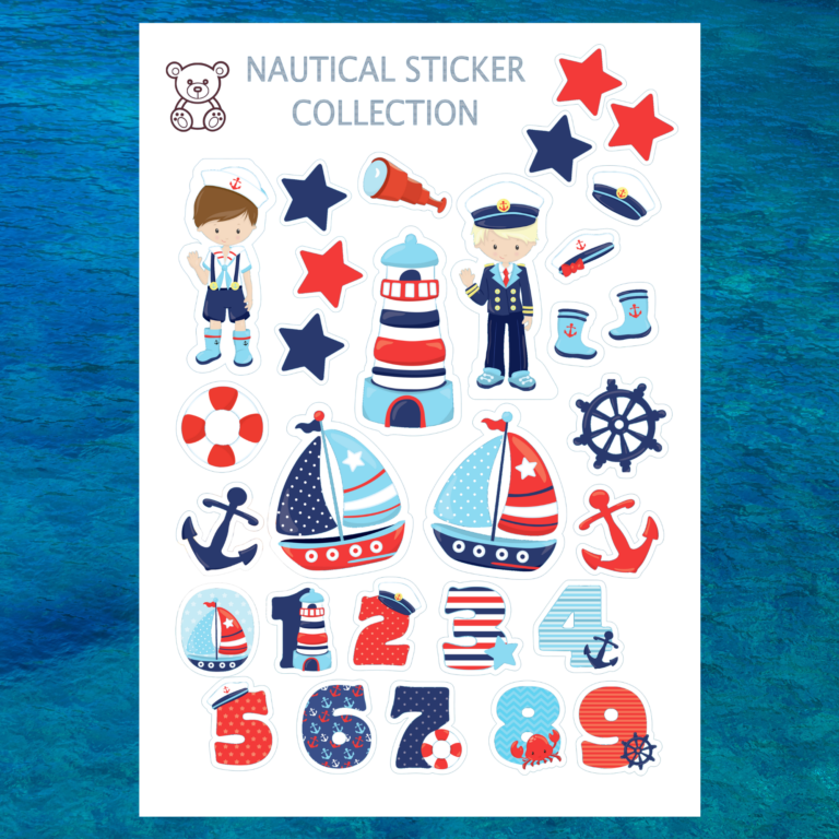 47590-Nautical Sticker Collection