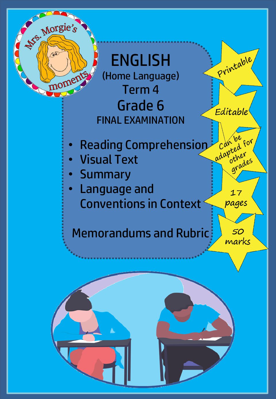 English Final Examination cover 1 • Teacha
