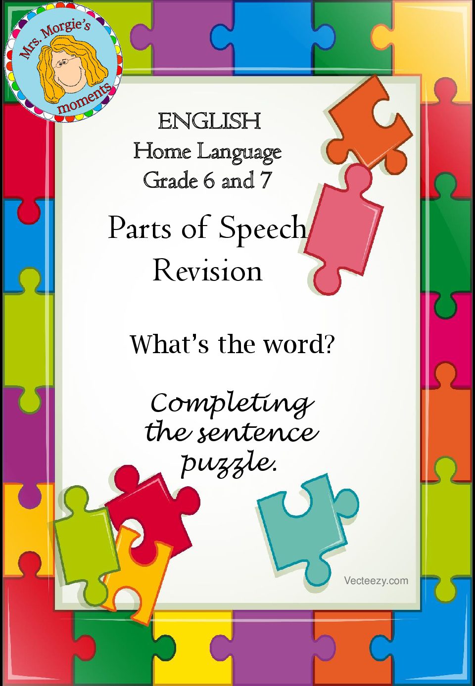 Parts of speech cover • Teacha