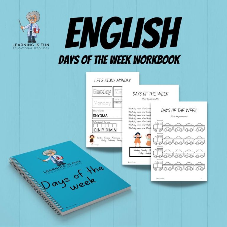 52673-English Days of the Week Workbook