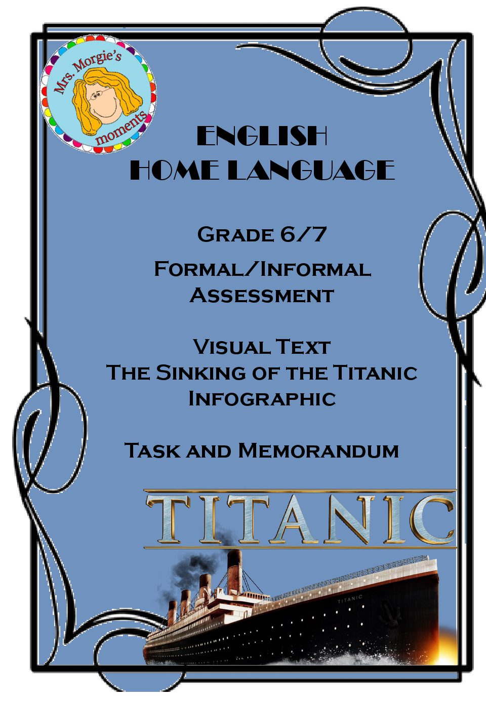 Titanic infographic cover • Teacha! Teacha!