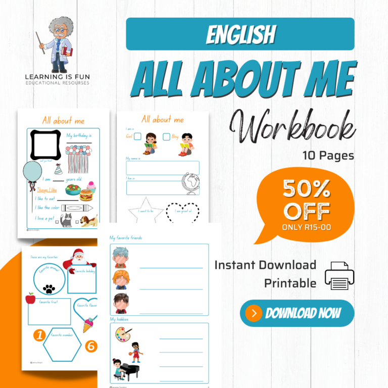 52673-English _ All About Me Workbook