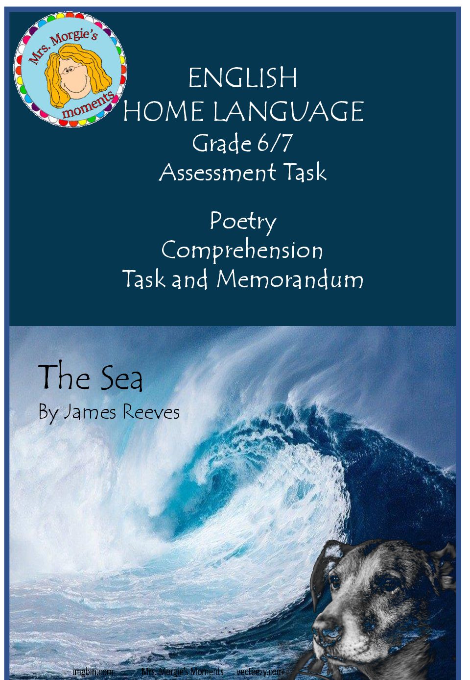 Poetry assessment The Sea cover