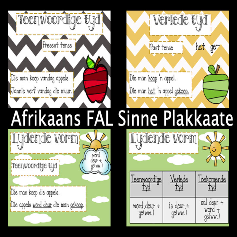 Sinne Afrikaans FAL • Teacha!