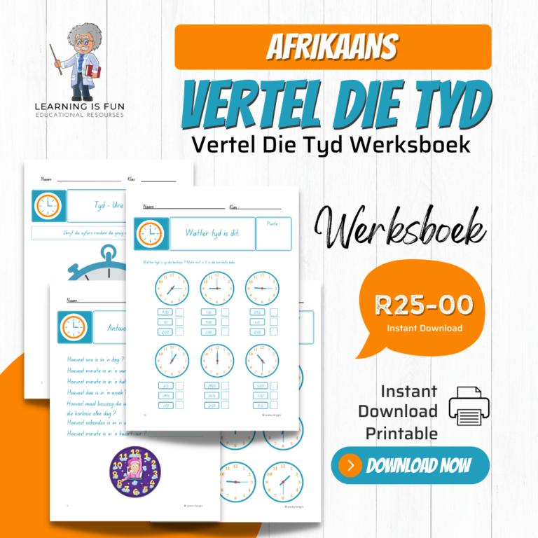 52673-Afrikaans _ Ek Ken Tyd Werksboek