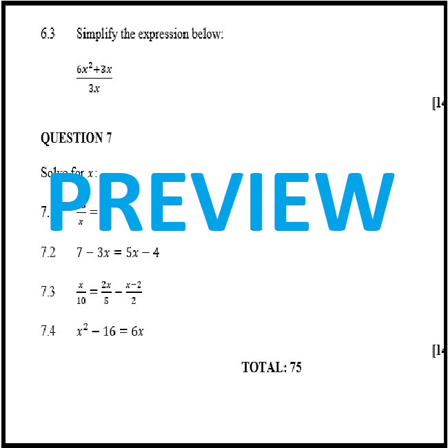 mathematics term 2 assignment grade 11 2023