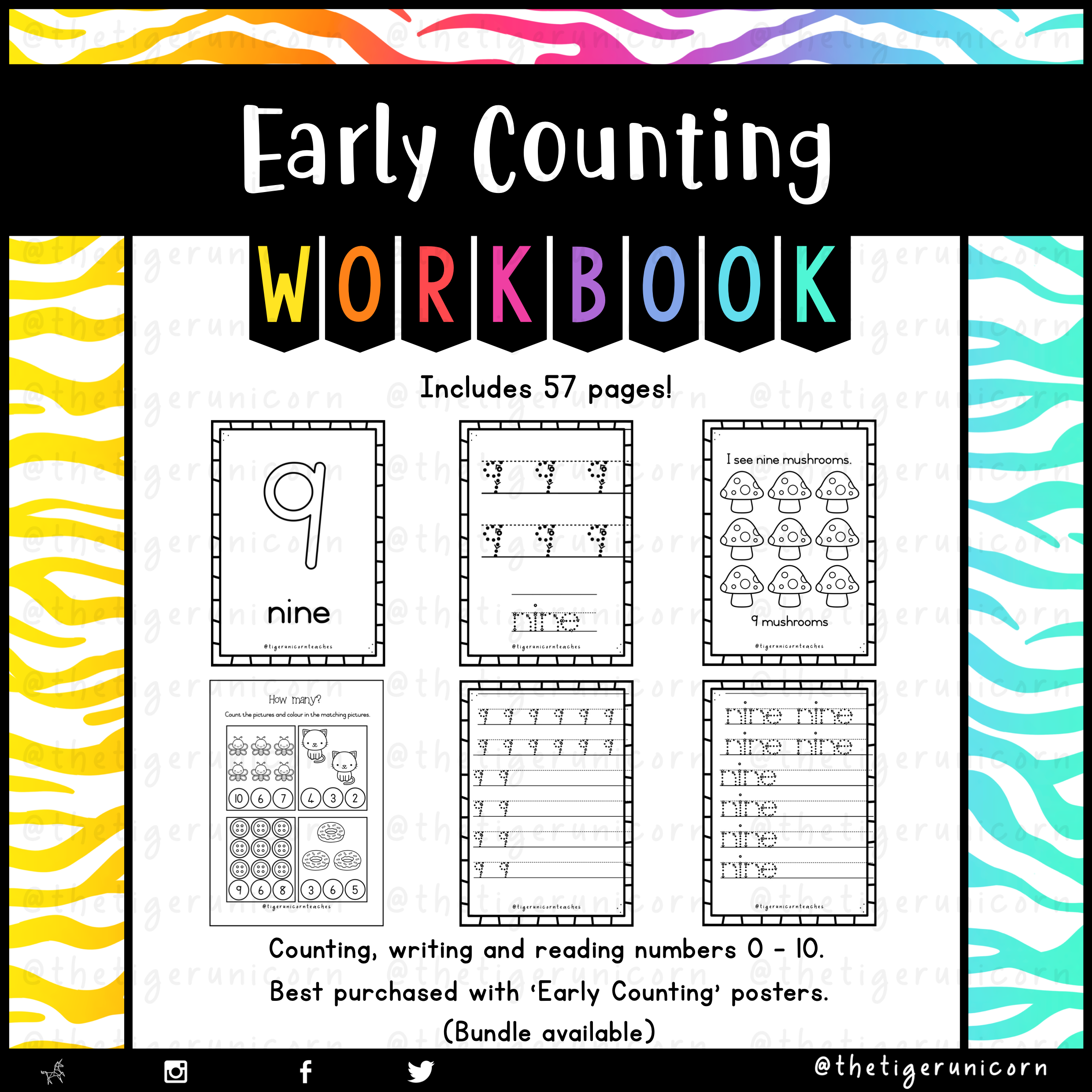 53757 Activities Early Counting Workbook Teacha