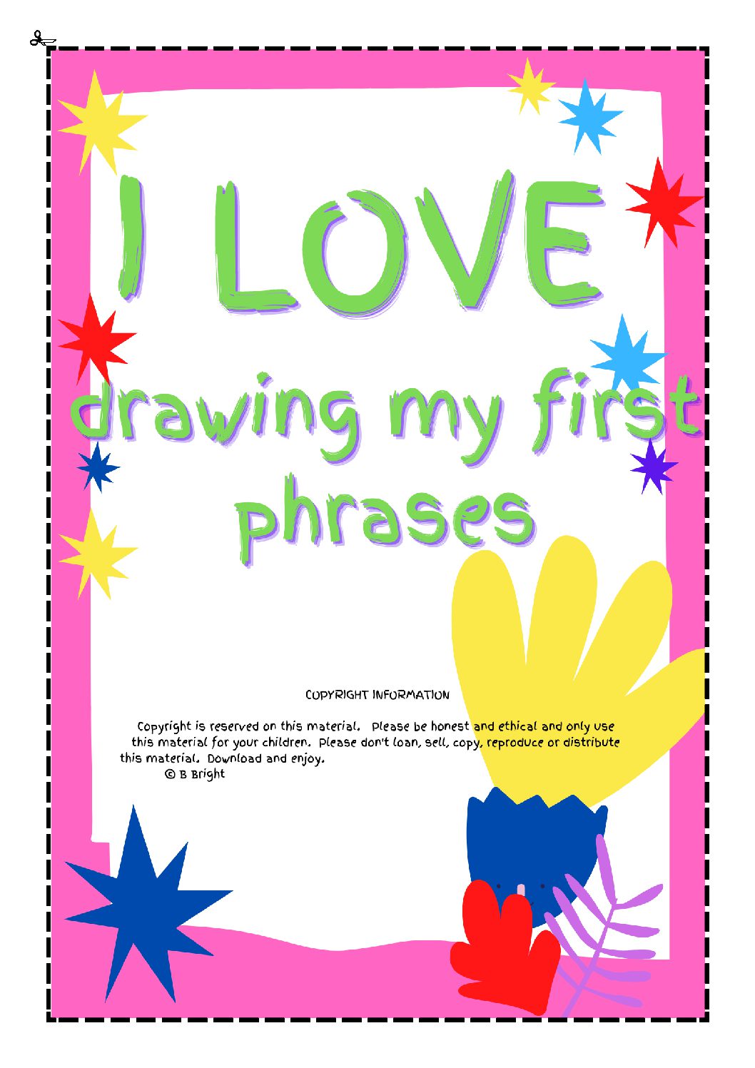 Drawing first phrases - Cover page