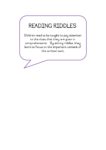 READING RIDDLES • Teacha