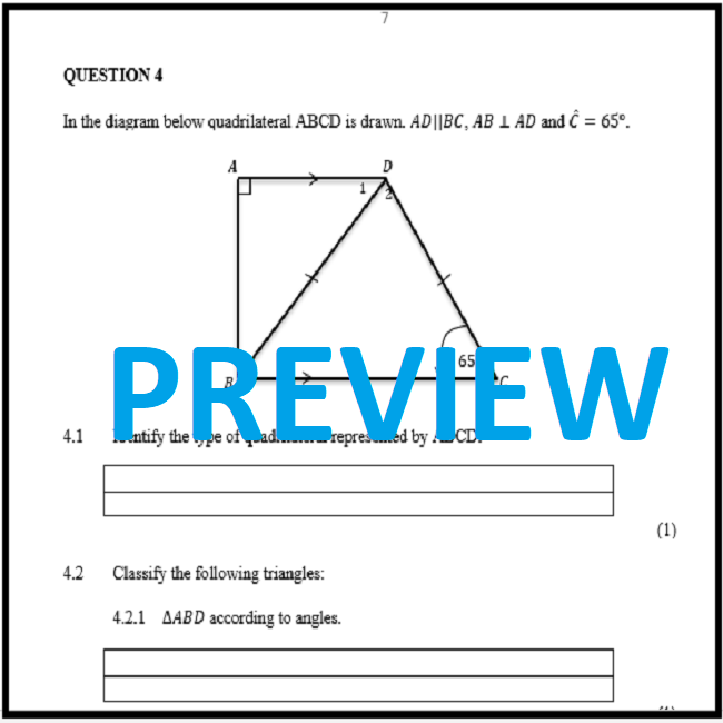 mathematics grade 8 assignment term 3