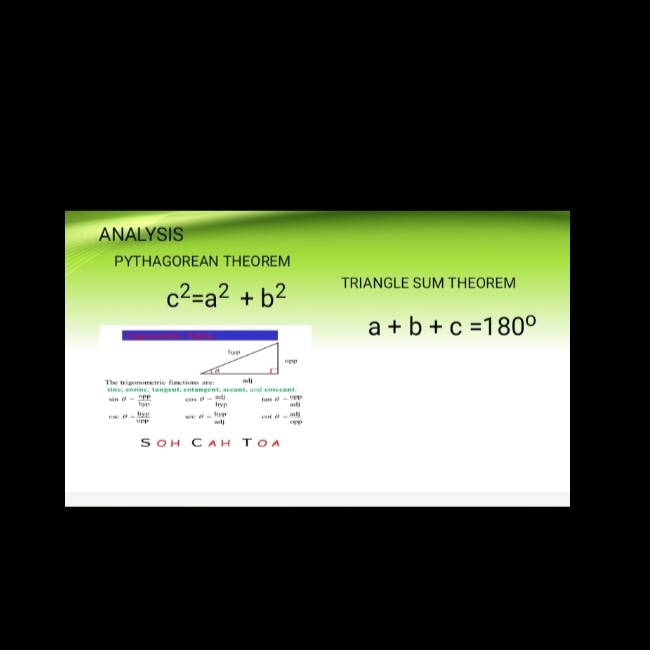 right angle triangle class 9