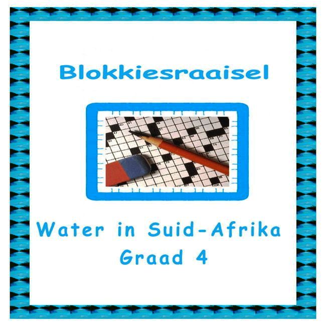 42977 Blokraaisel Water in Suid Afrika Skutblad winkel • Teacha