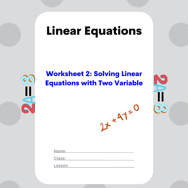 52941 Linear Equations Covers 650 × 650 px 1 • Teacha