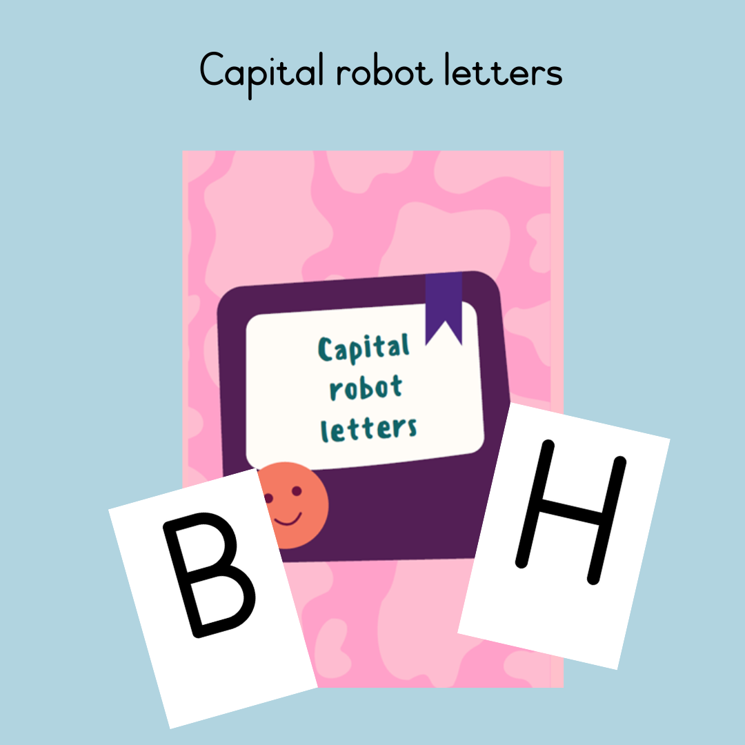 58705 Capital robot letters • Teacha