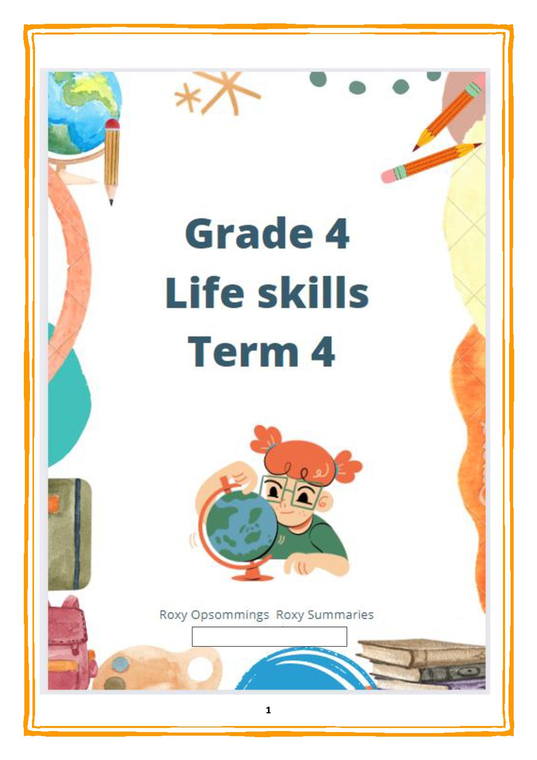 Grade Life Skills Psw Term Test Teacha Life Skills Grade | Hot Sex Picture