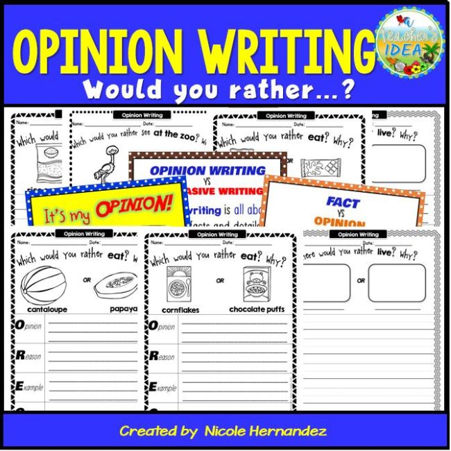 71288 opinion writing • Teacha