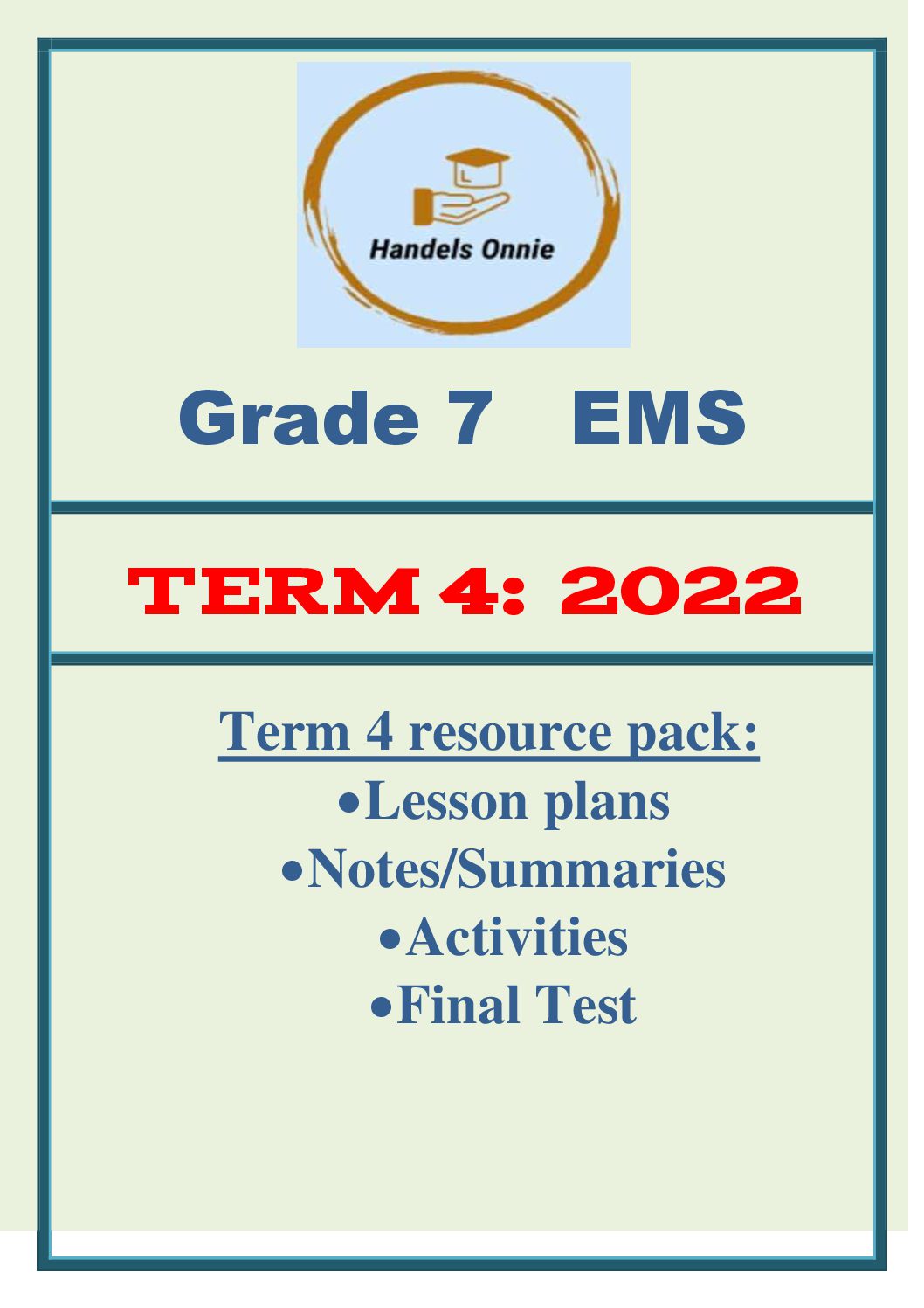 grade 9 ems business plan project pdf