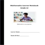 57244 Grade 12 Maths Cover Page 1 Teacha