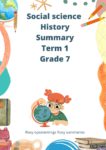 Social Sciences Grade 7 Term 4 history summary Teacha