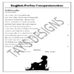 36379 English Poetry Comprehension Arithmetic preview 1 Teacha