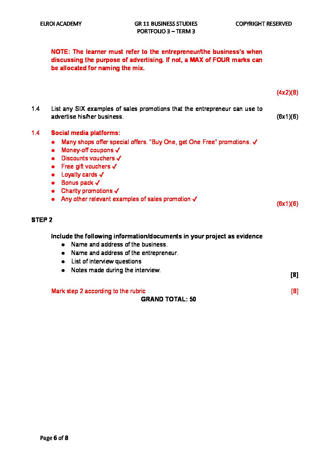 business studies grade 11 assignments term 3 pdf download