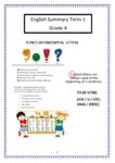 english summary t 1 Gr4 content Teacha