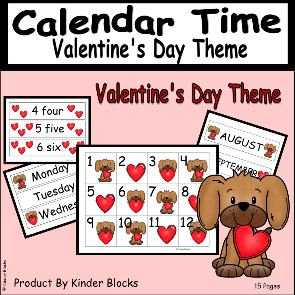Valentine’s Day Calendar Collection • Teacha!